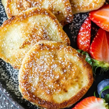 Fluffy Cottage Cheese Pancakes